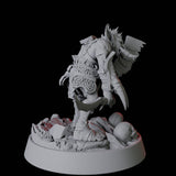 Tusked Goblin with Cleaver Miniature for Dungeons and Dragons, Pathfinder or other TTRPGs