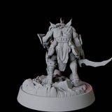 Tusked Goblin with Cleaver Miniature for Dungeons and Dragons, Pathfinder or other TTRPGs