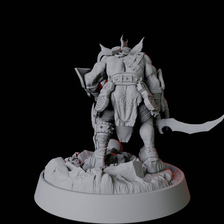 Tusked Goblin with Cleaver Miniature for Dungeons and Dragons, Pathfinder or other TTRPGs