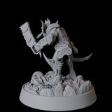 Tusked Goblin with Cleaver Miniature for Dungeons and Dragons, Pathfinder or other TTRPGs