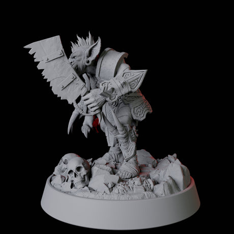 Tusked Goblin with Cleaver Miniature for Dungeons and Dragons, Pathfinder or other TTRPGs