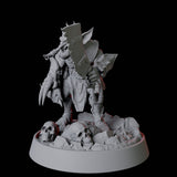 Tusked Goblin with Cleaver Miniature for Dungeons and Dragons, Pathfinder or other TTRPGs