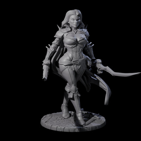Twin Blade Rogue Miniature for Dungeons and Dragons, Pathfinder or other TTRPGs