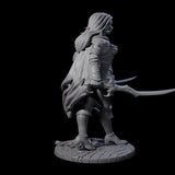 Twin Blade Rogue Miniature for Dungeons and Dragons, Pathfinder or other TTRPGs
