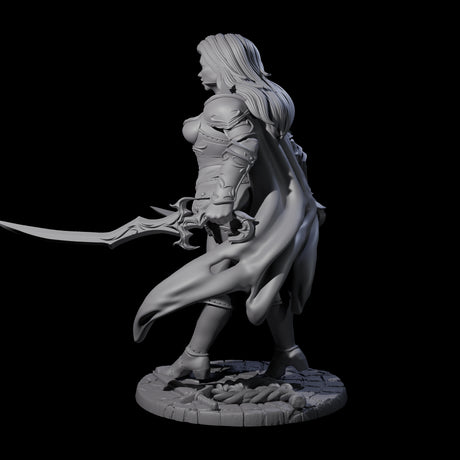 Twin Blade Rogue Miniature for Dungeons and Dragons, Pathfinder or other TTRPGs