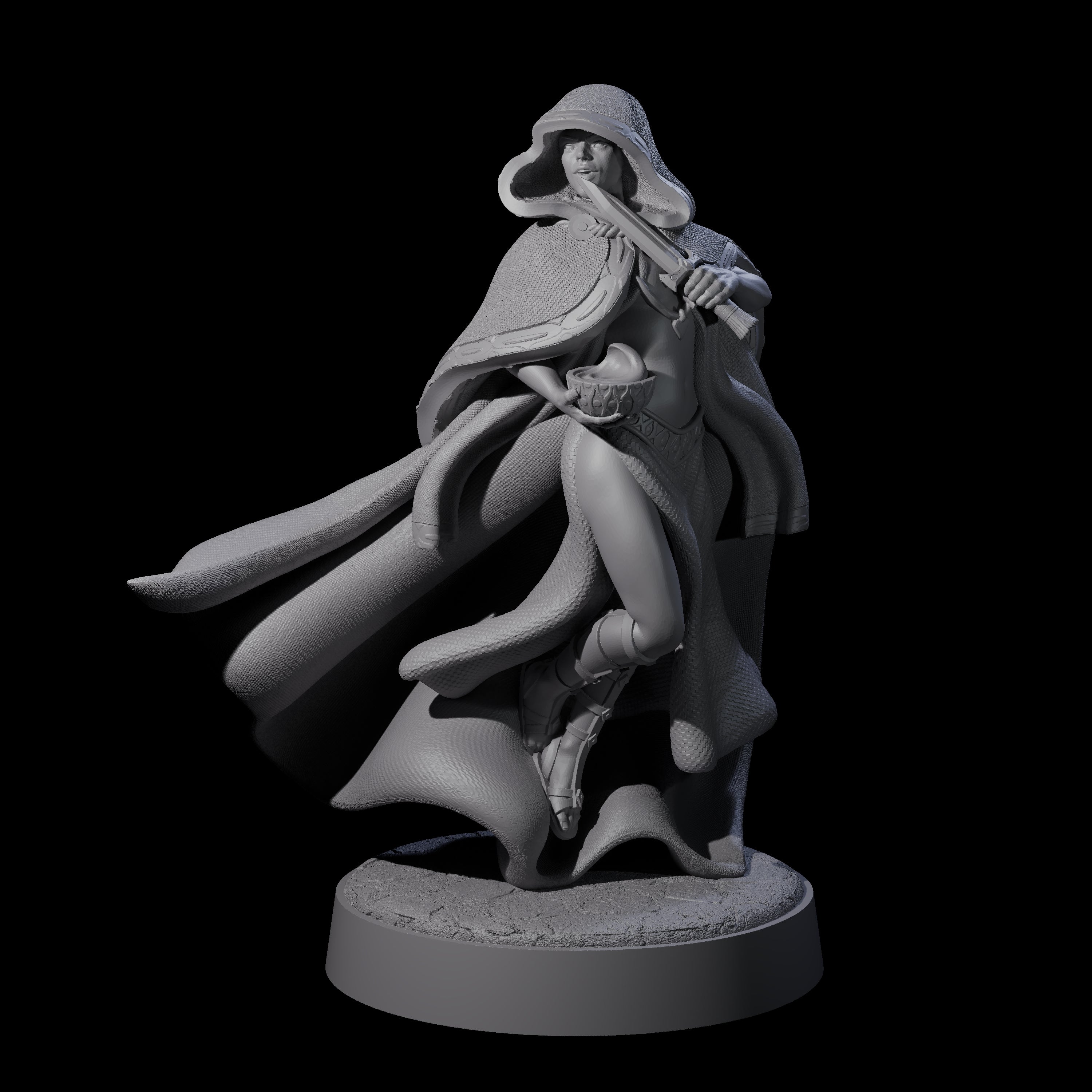Twisted Blood Maiden A Miniature for Dungeons and Dragons, Pathfinder or other TTRPGs