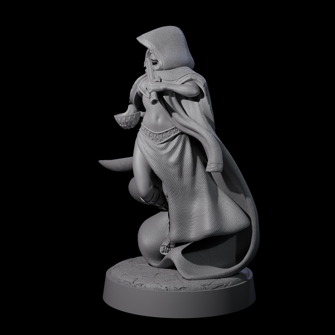 Twisted Blood Maiden A Miniature for Dungeons and Dragons, Pathfinder or other TTRPGs