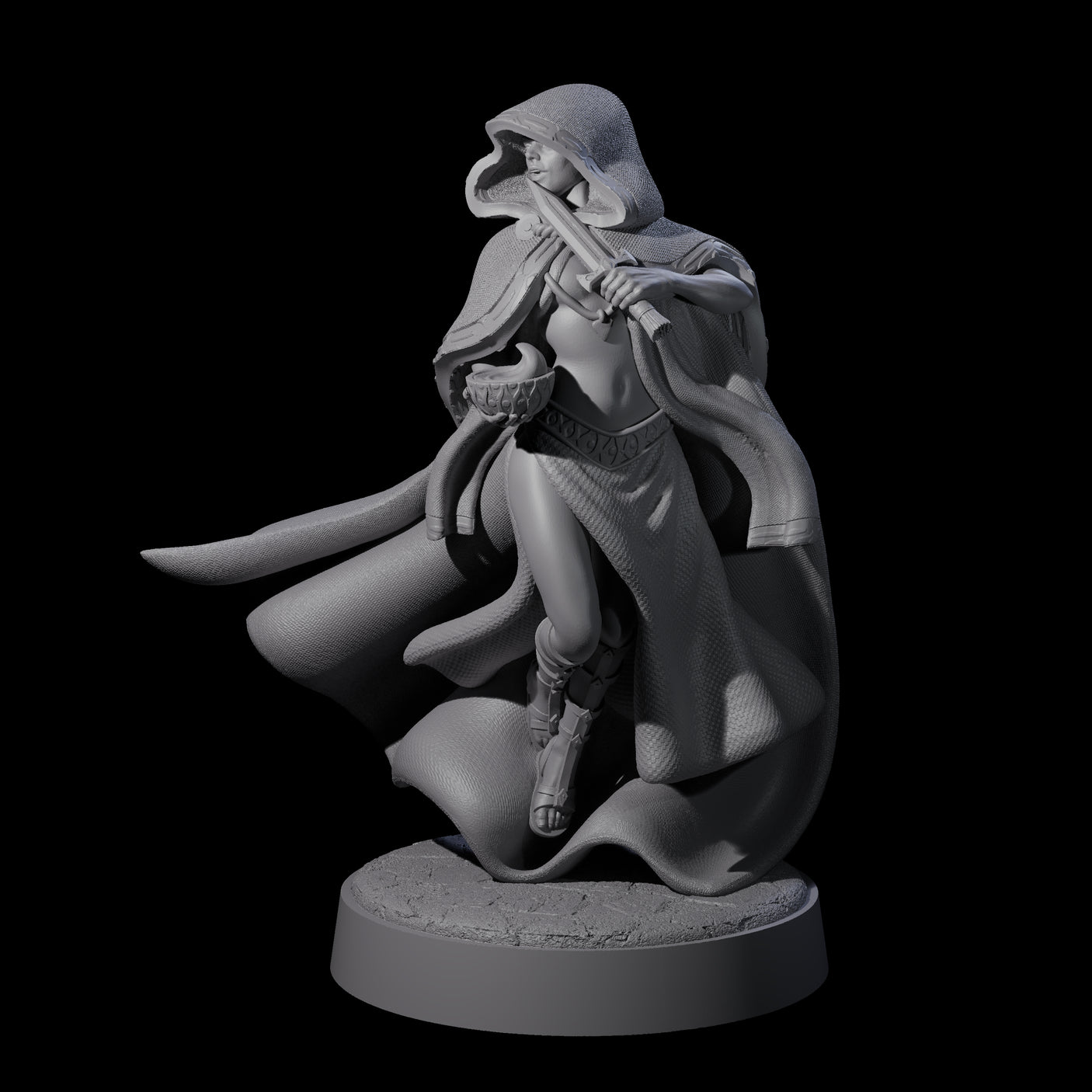 Twisted Blood Maiden A Miniature for Dungeons and Dragons, Pathfinder or other TTRPGs