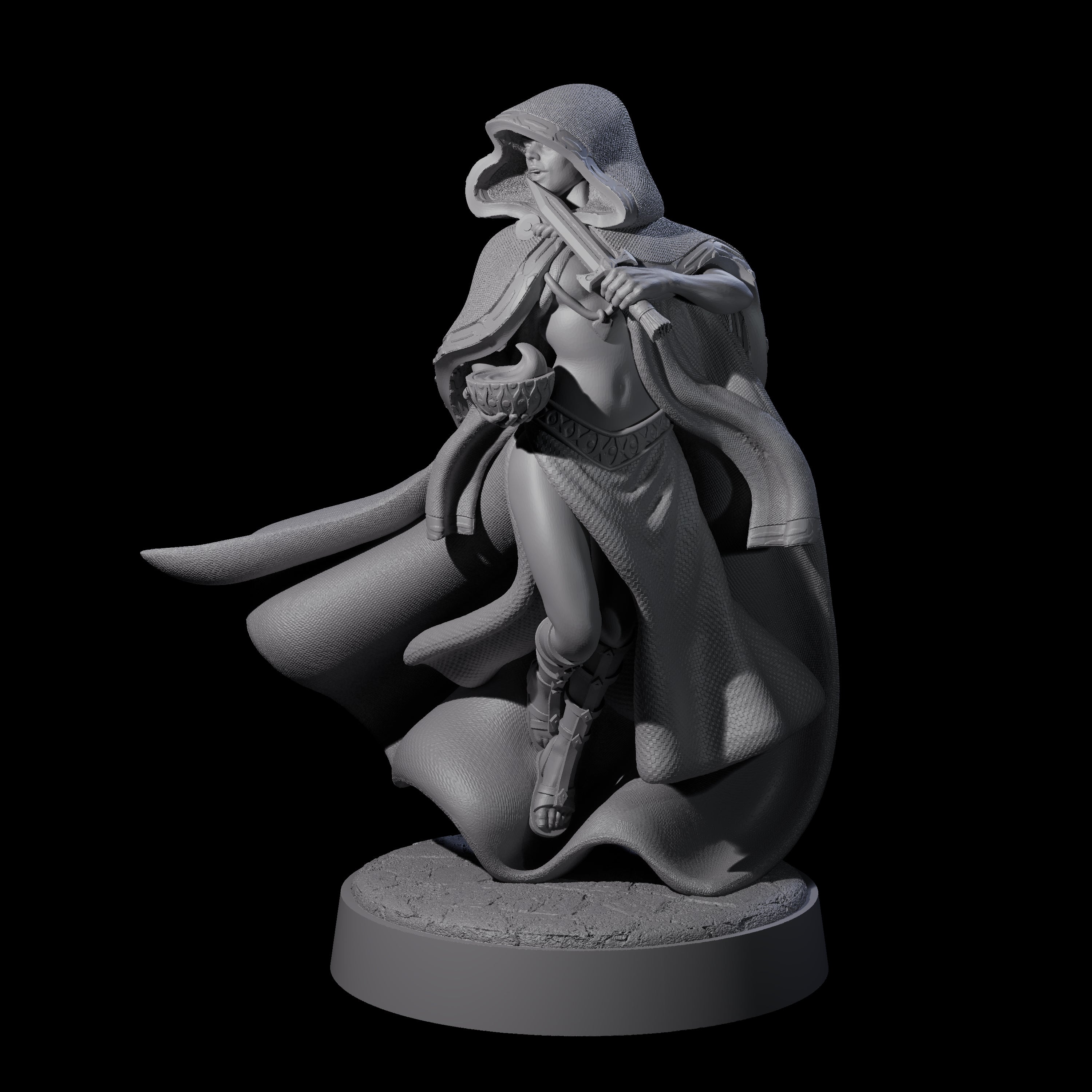 Twisted Blood Maiden A Miniature for Dungeons and Dragons, Pathfinder or other TTRPGs