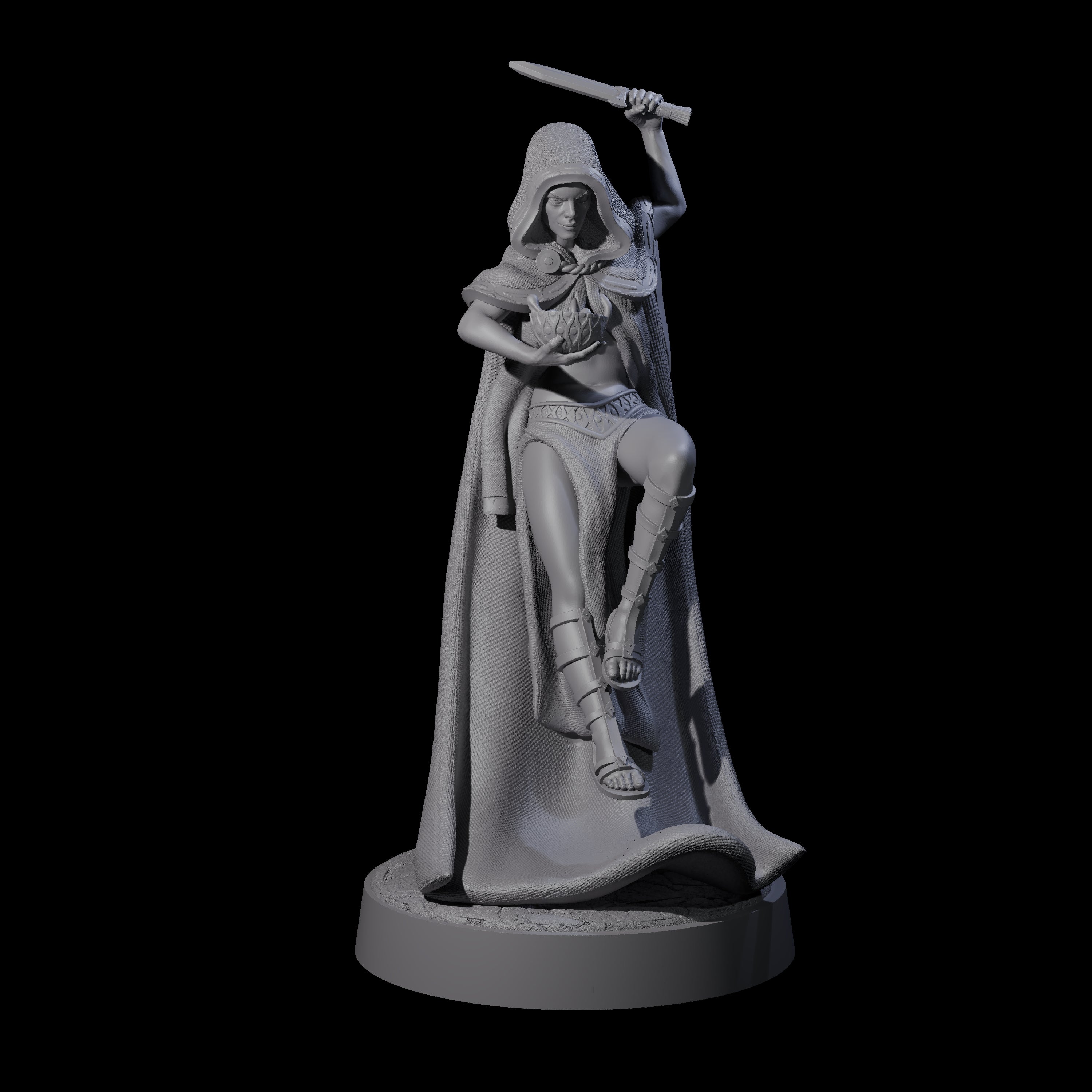Twisted Blood Maiden B Miniature for Dungeons and Dragons, Pathfinder or other TTRPGs