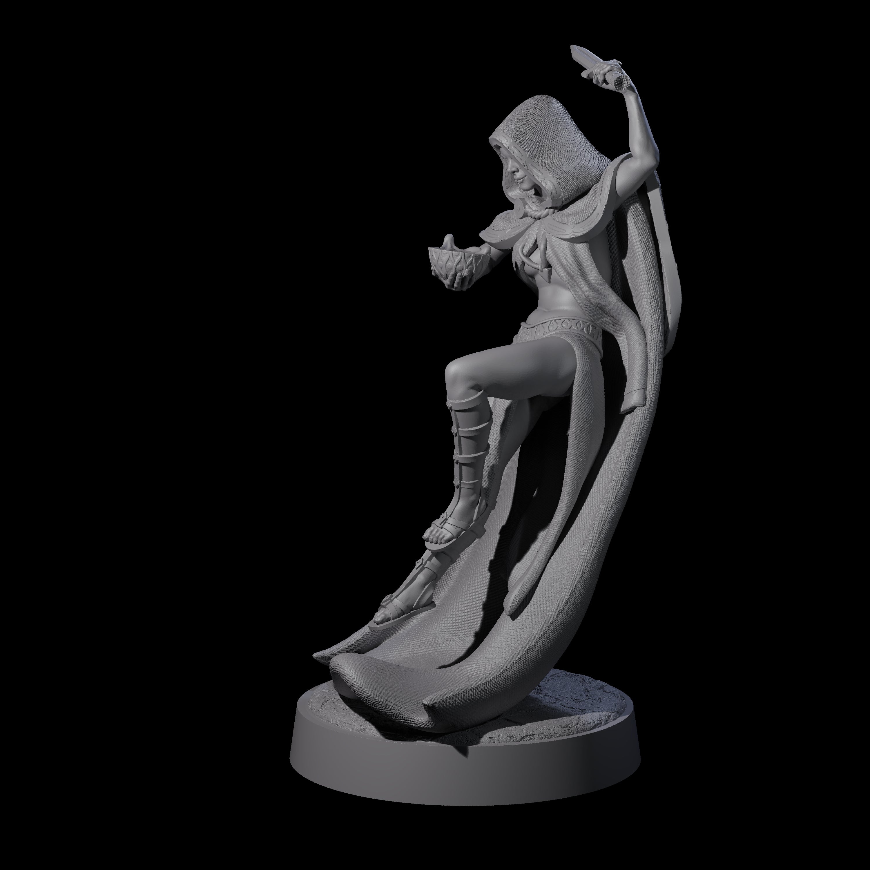 Twisted Blood Maiden B Miniature for Dungeons and Dragons, Pathfinder or other TTRPGs