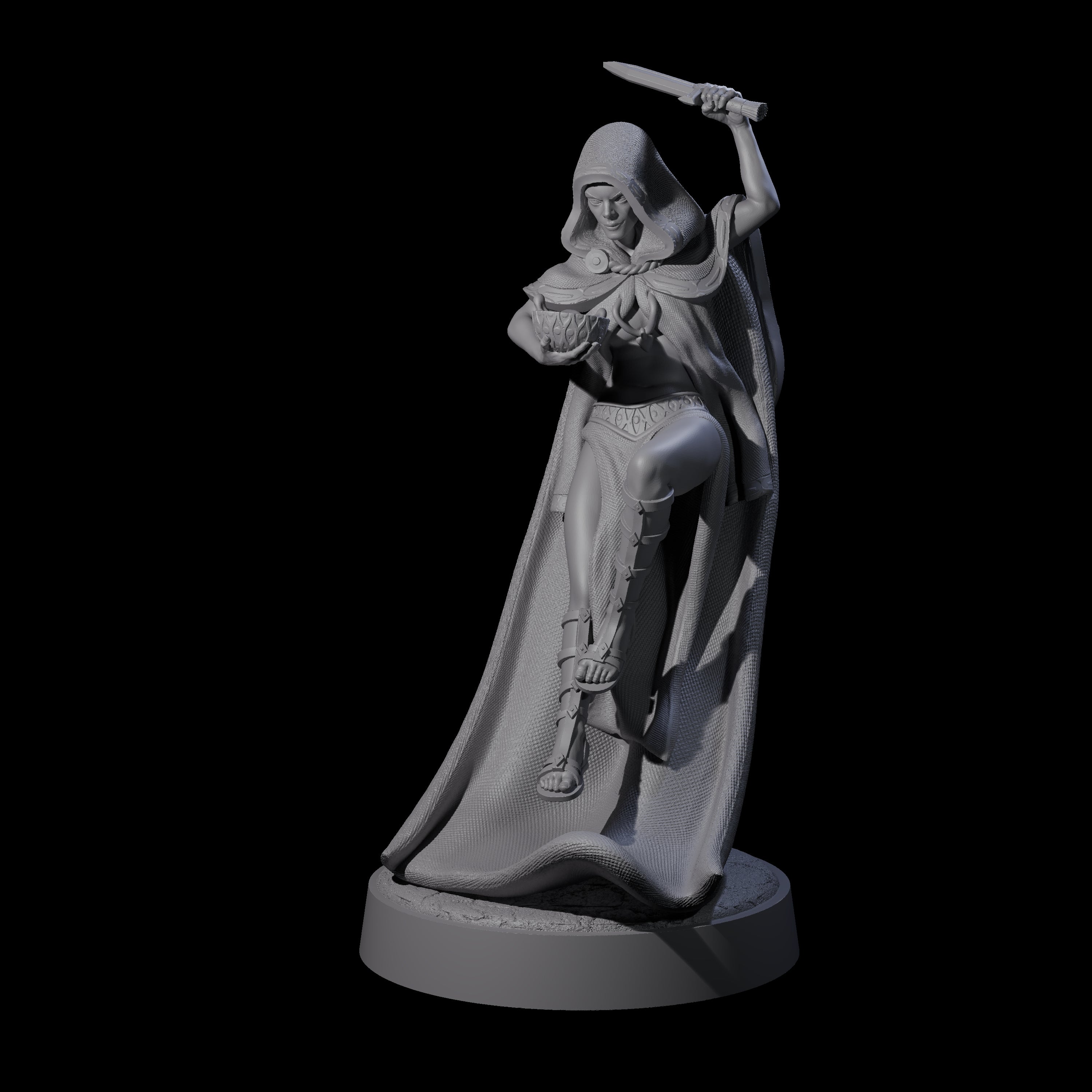 Twisted Blood Maiden B Miniature for Dungeons and Dragons, Pathfinder or other TTRPGs