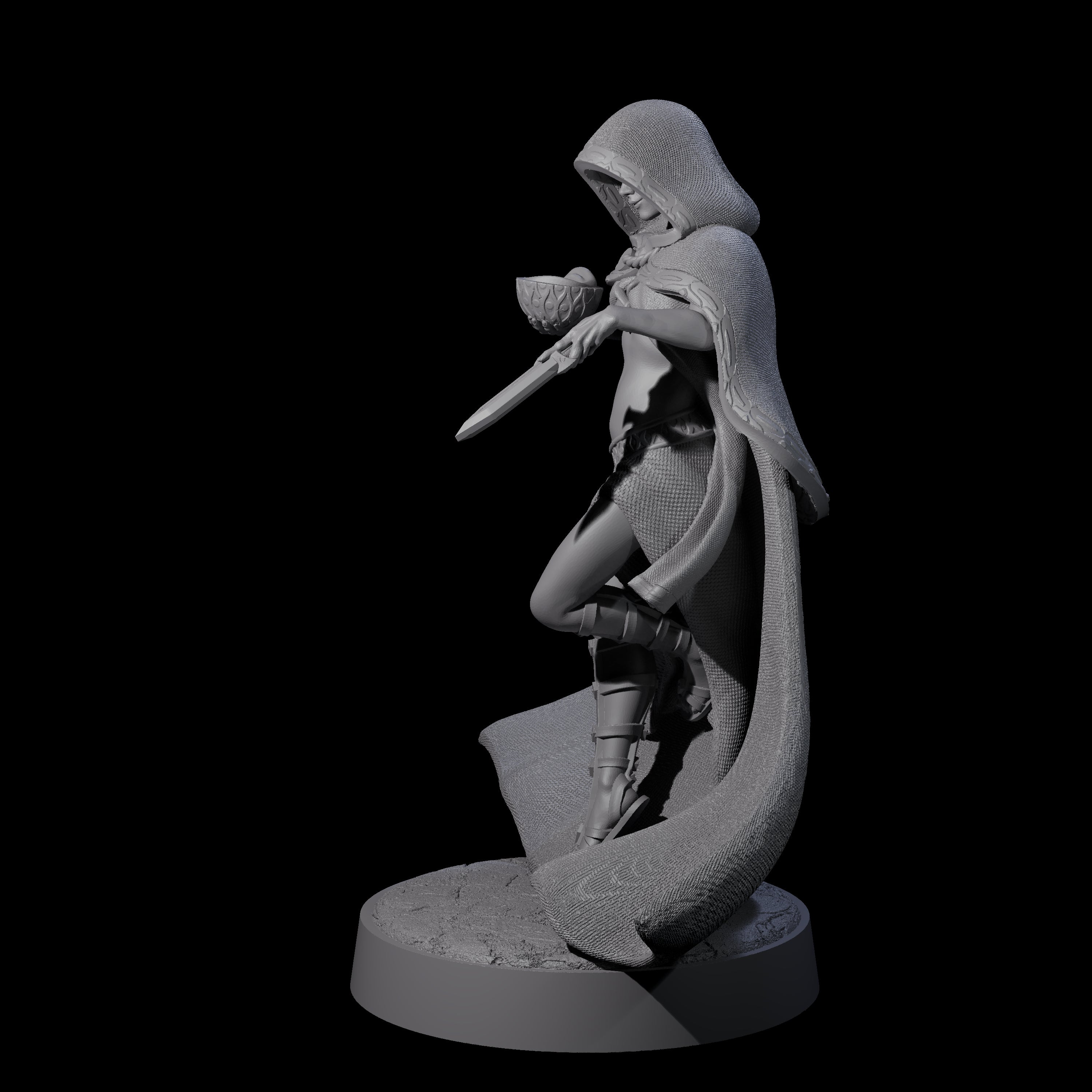 Twisted Blood Maiden C Miniature for Dungeons and Dragons, Pathfinder or other TTRPGs