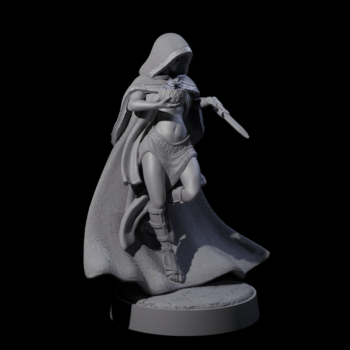 Twisted Blood Maiden C Miniature for Dungeons and Dragons, Pathfinder or other TTRPGs