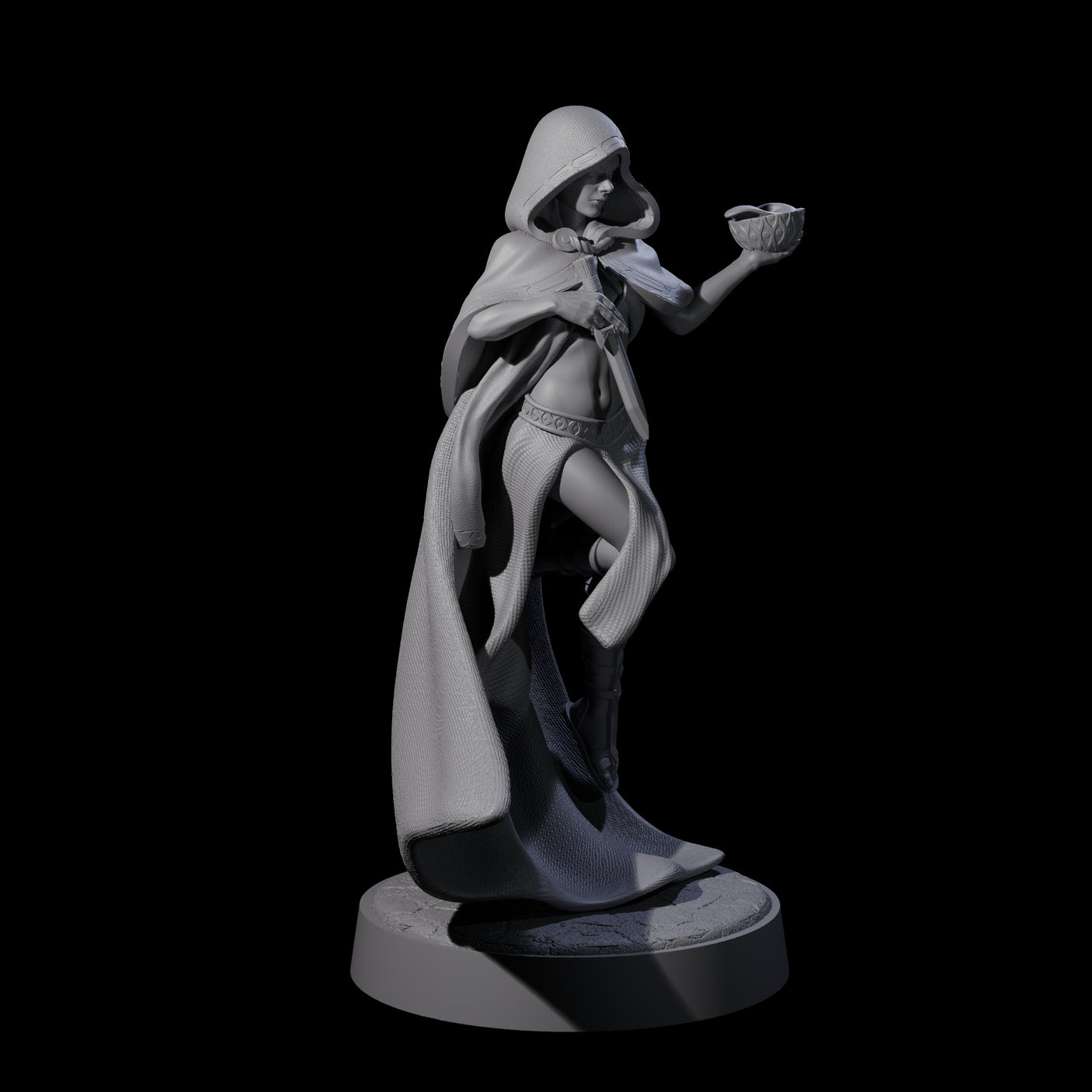 Twisted Blood Maiden D Miniature for Dungeons and Dragons, Pathfinder or other TTRPGs
