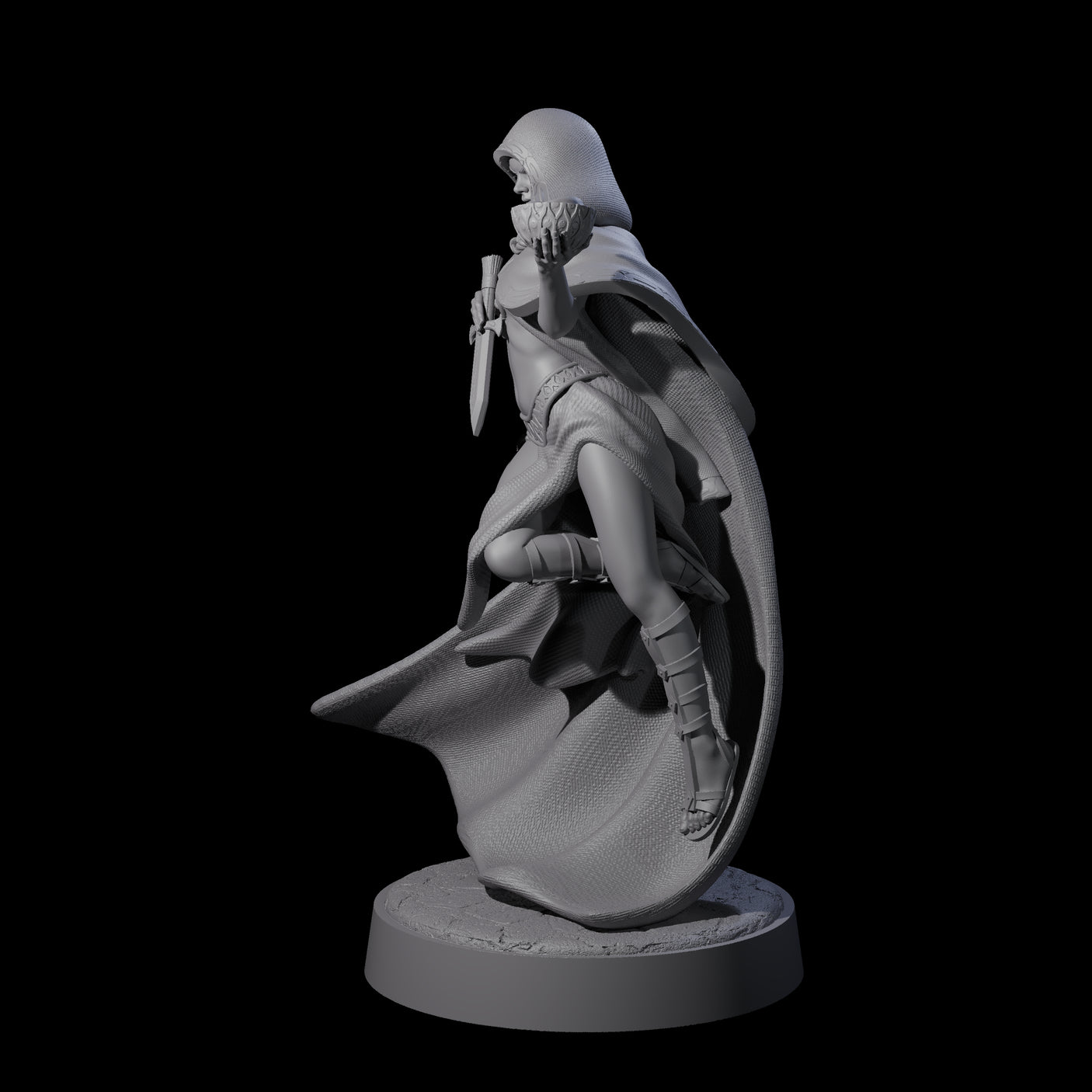 Twisted Blood Maiden D Miniature for Dungeons and Dragons, Pathfinder or other TTRPGs