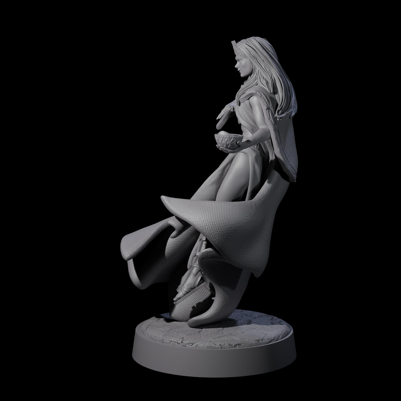 Twisted Blood Maiden E Miniature for Dungeons and Dragons, Pathfinder or other TTRPGs