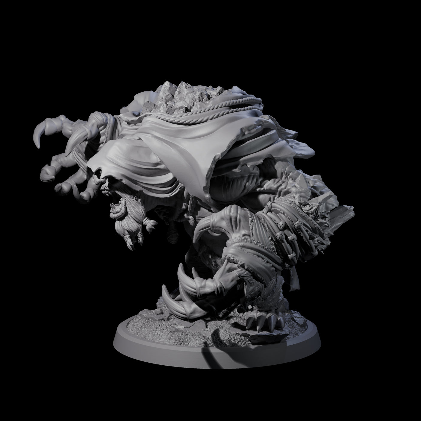Twisted Fomorian A Miniature for Dungeons and Dragons, Pathfinder or other TTRPGs