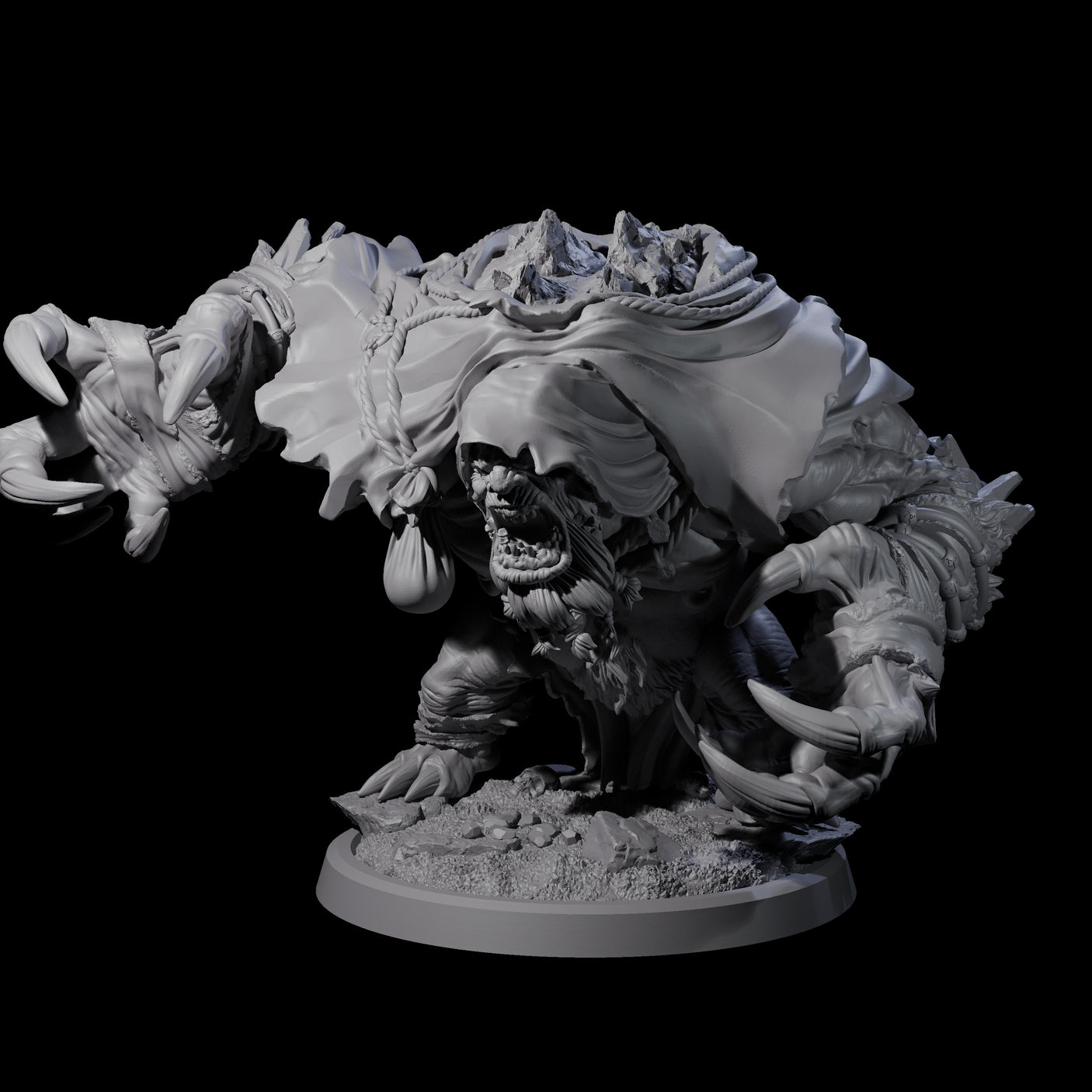 Twisted Fomorian A Miniature for Dungeons and Dragons, Pathfinder or other TTRPGs