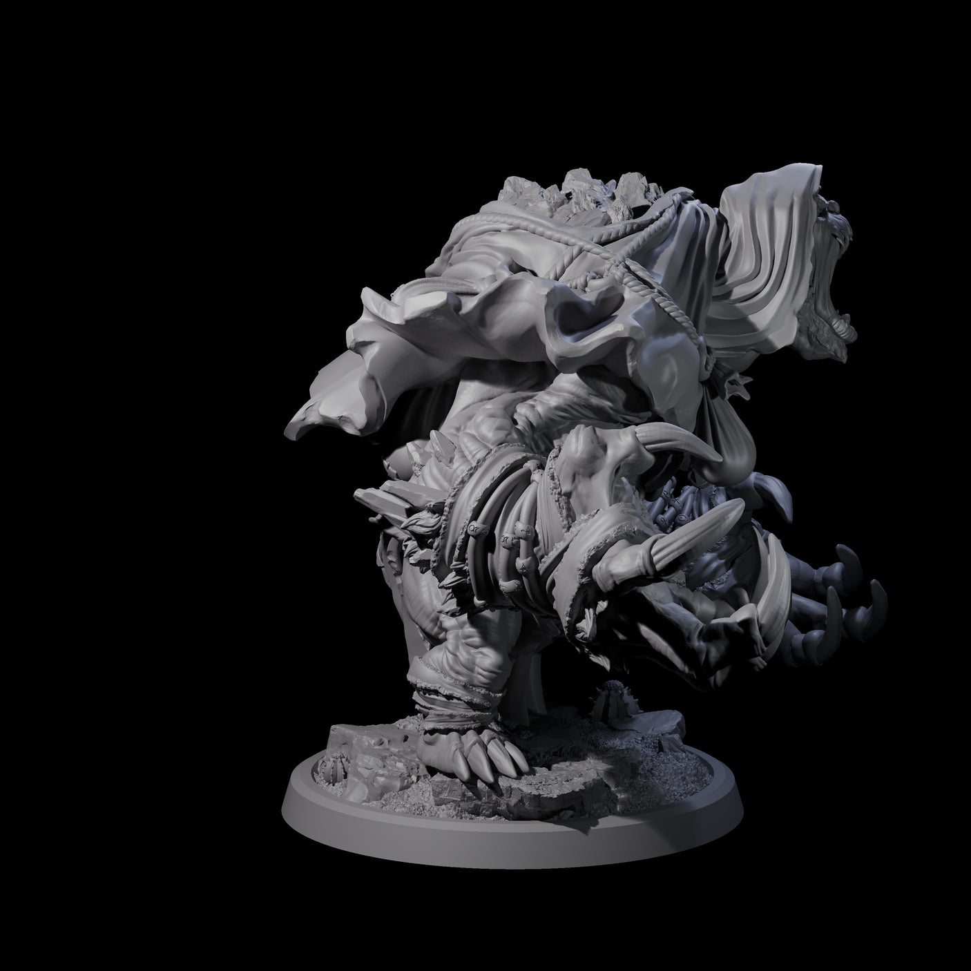 Twisted Fomorian B Miniature for Dungeons and Dragons, Pathfinder or other TTRPGs
