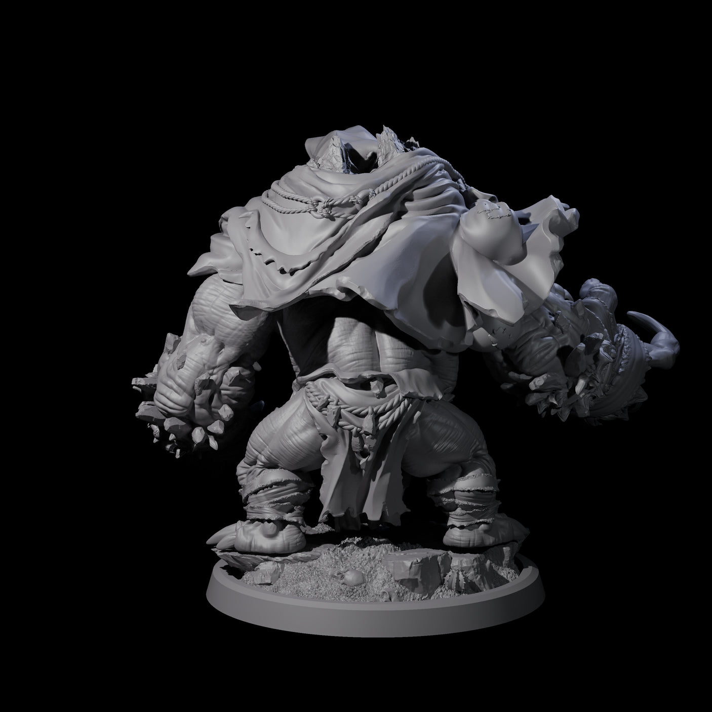 Twisted Fomorian B Miniature for Dungeons and Dragons, Pathfinder or other TTRPGs