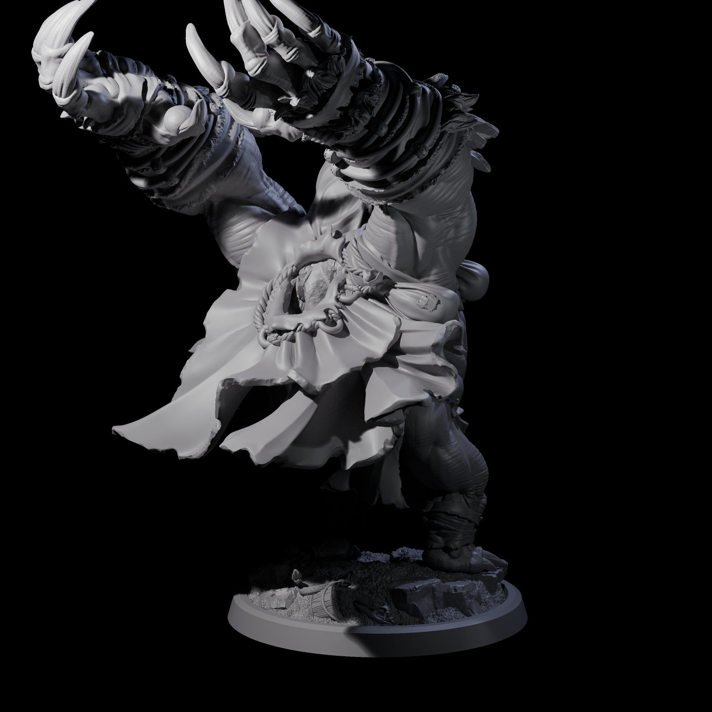 Twisted Fomorian C Miniature for Dungeons and Dragons, Pathfinder or other TTRPGs