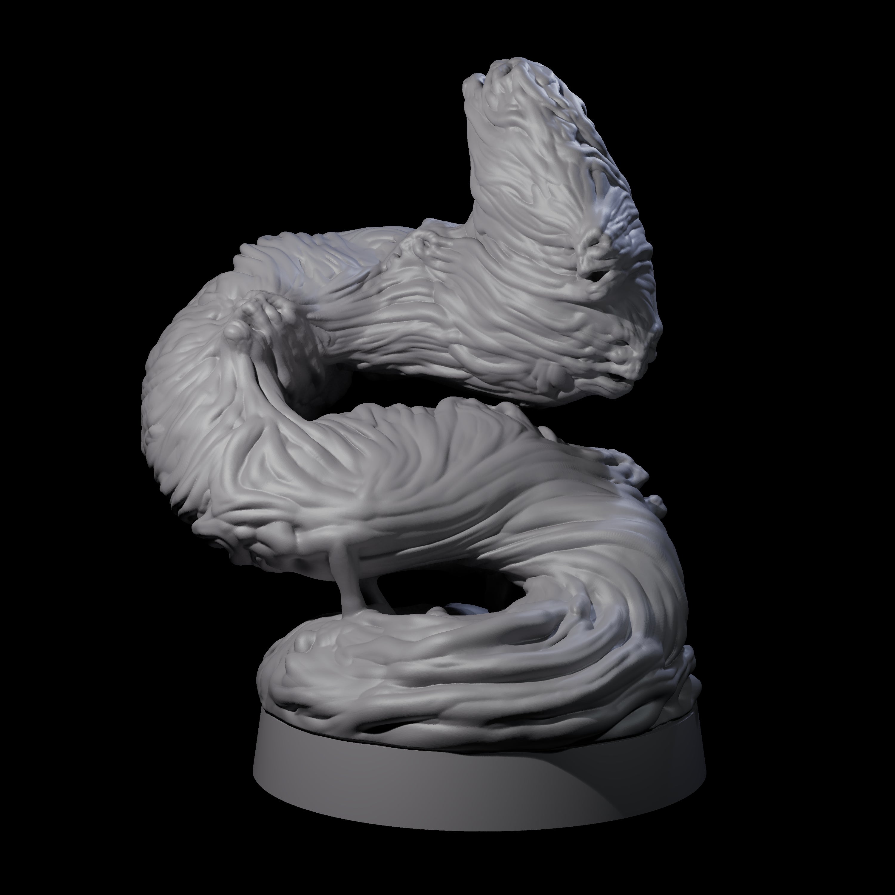 Twisting Blood Wraith Miniature for Dungeons and Dragons, Pathfinder or other TTRPGs