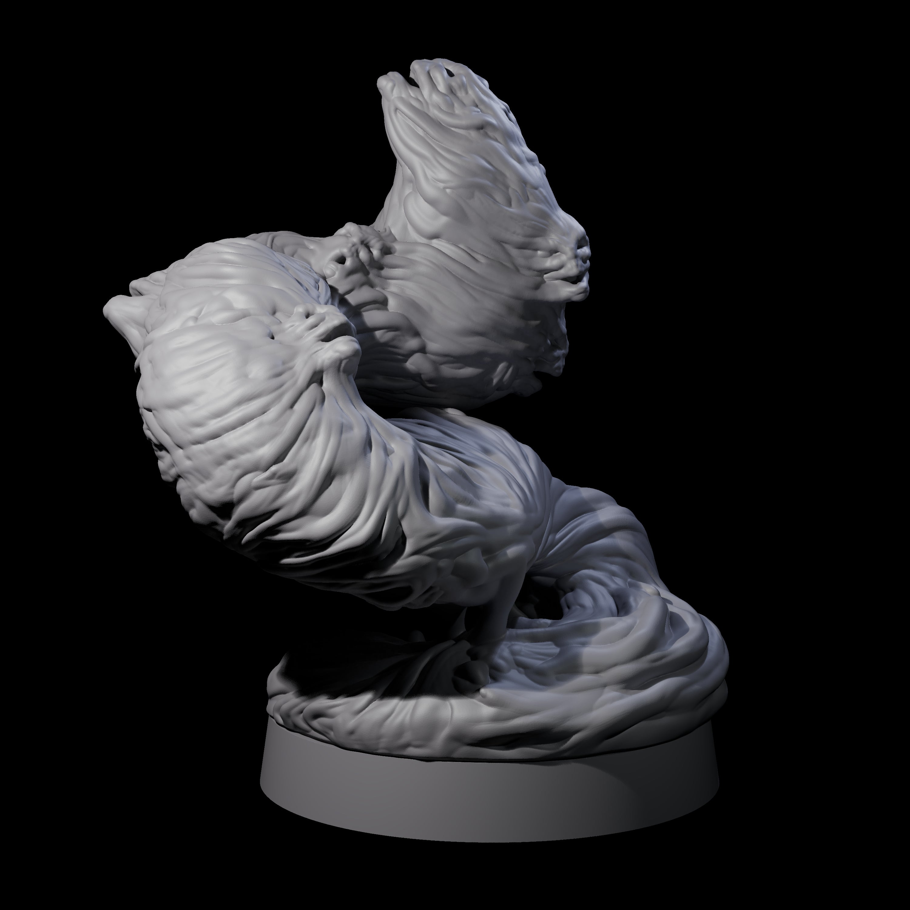 Twisting Blood Wraith Miniature for Dungeons and Dragons, Pathfinder or other TTRPGs