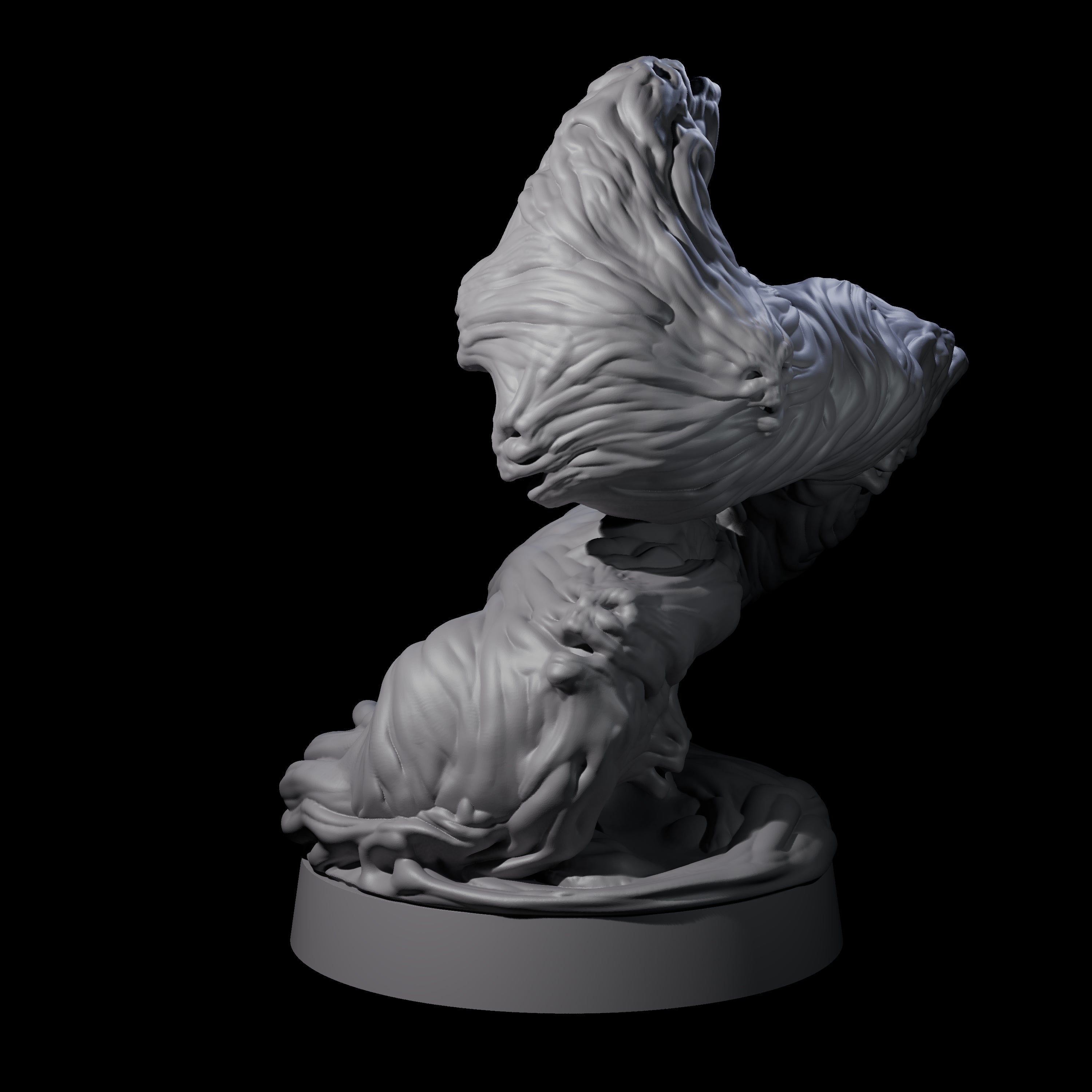 Twisting Blood Wraith Miniature for Dungeons and Dragons, Pathfinder or other TTRPGs