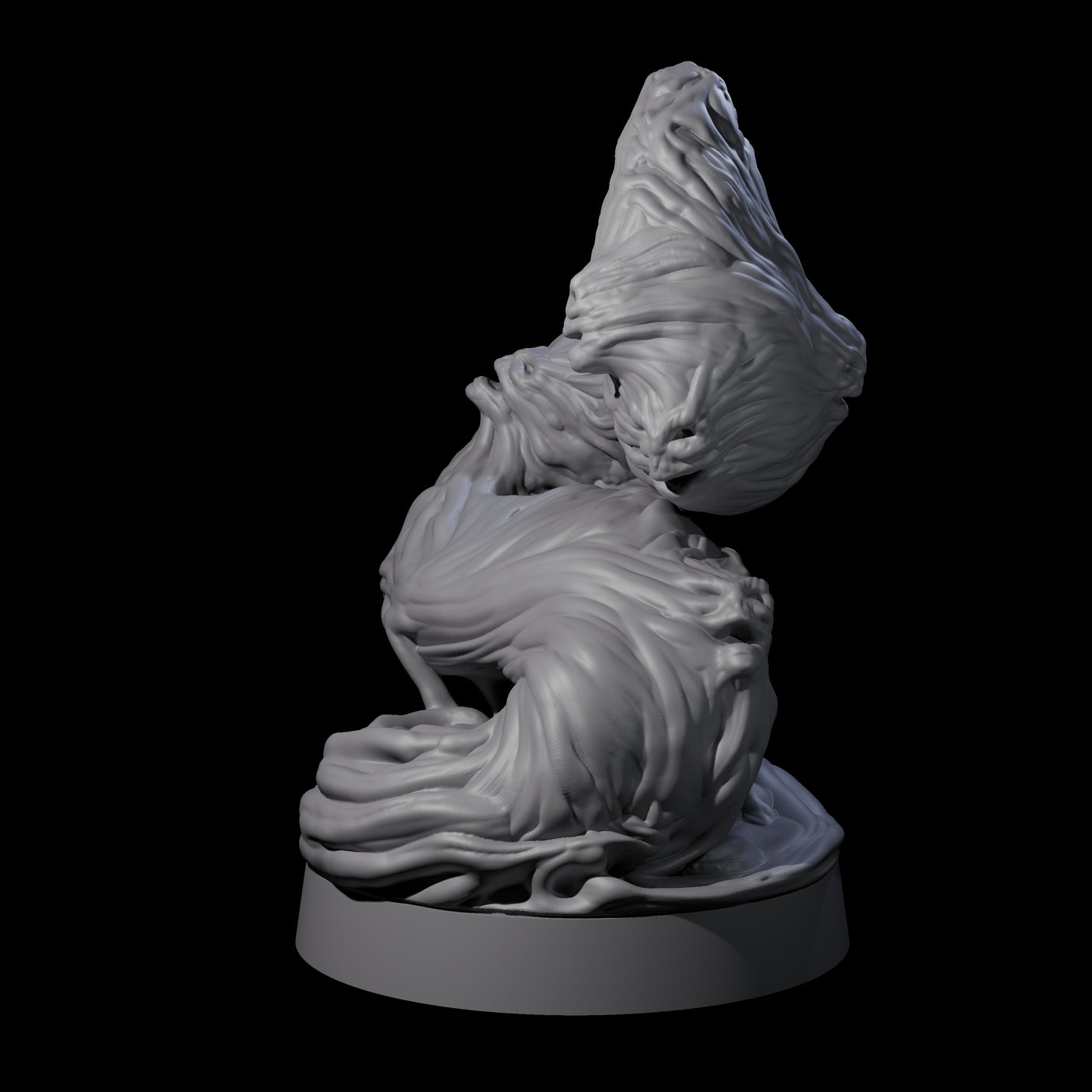 Twisting Blood Wraith Miniature for Dungeons and Dragons, Pathfinder or other TTRPGs