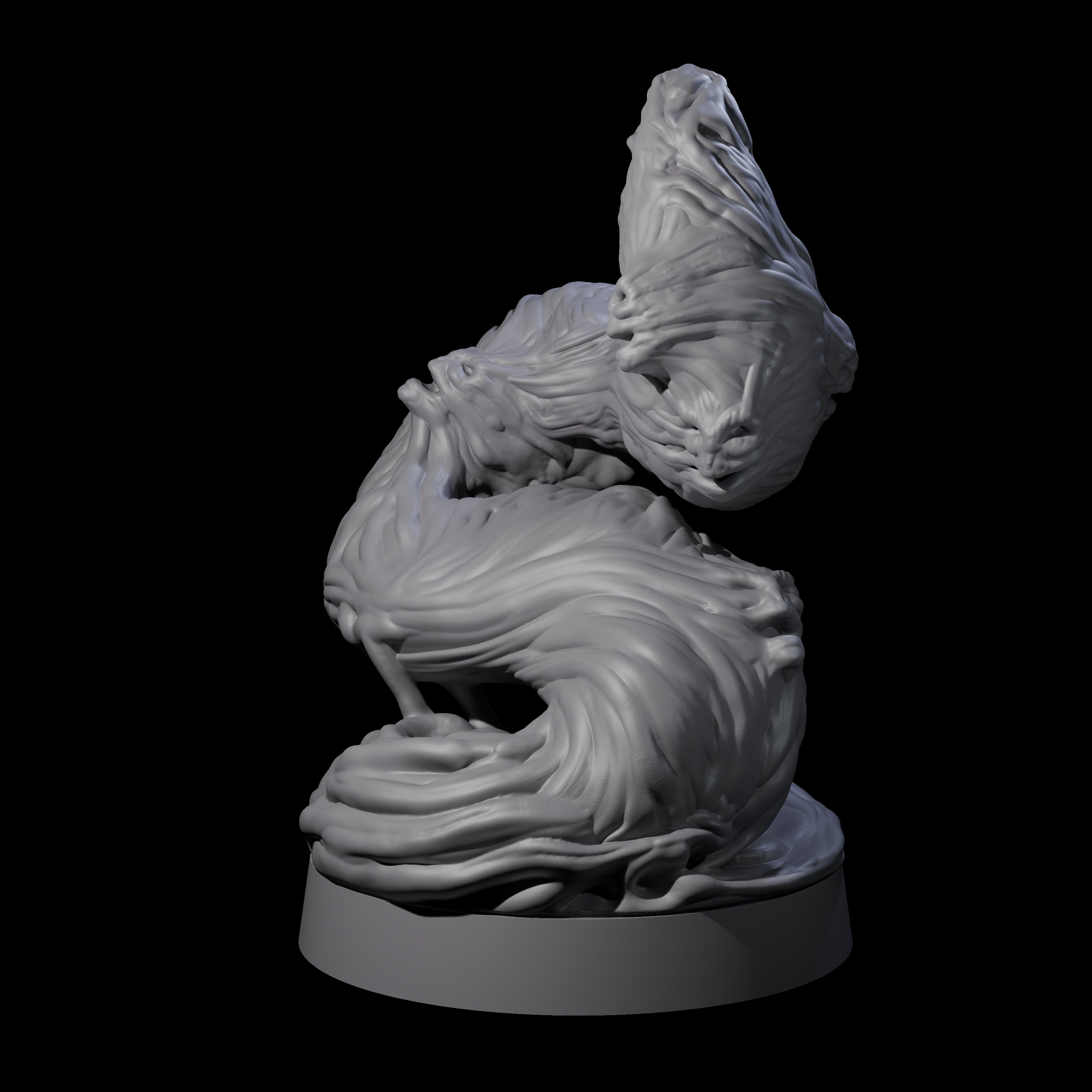 Twisting Blood Wraith Miniature for Dungeons and Dragons, Pathfinder or other TTRPGs