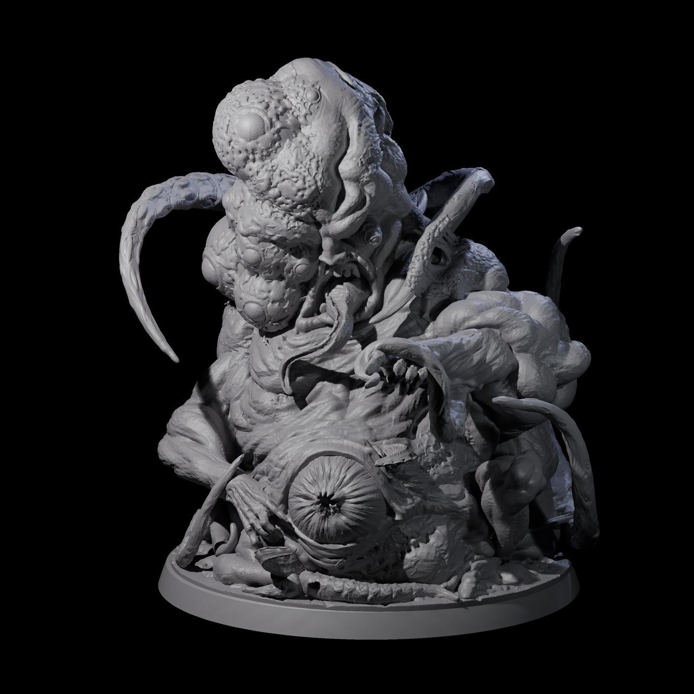 Twitching Eldritch Aberration Miniature for Dungeons and Dragons, Pathfinder or other TTRPGs