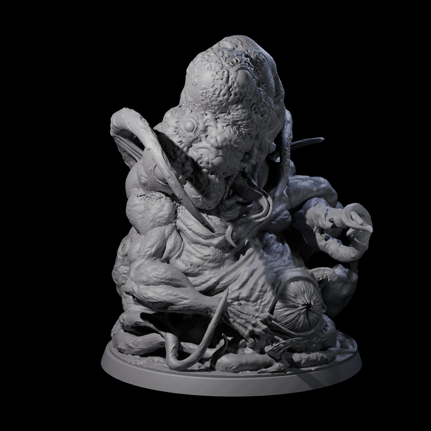 Twitching Eldritch Aberration Miniature for Dungeons and Dragons, Pathfinder or other TTRPGs