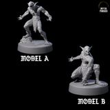 Two Angry Wretches Miniature for Dungeons and Dragons, Pathfinder or other TTRPGs