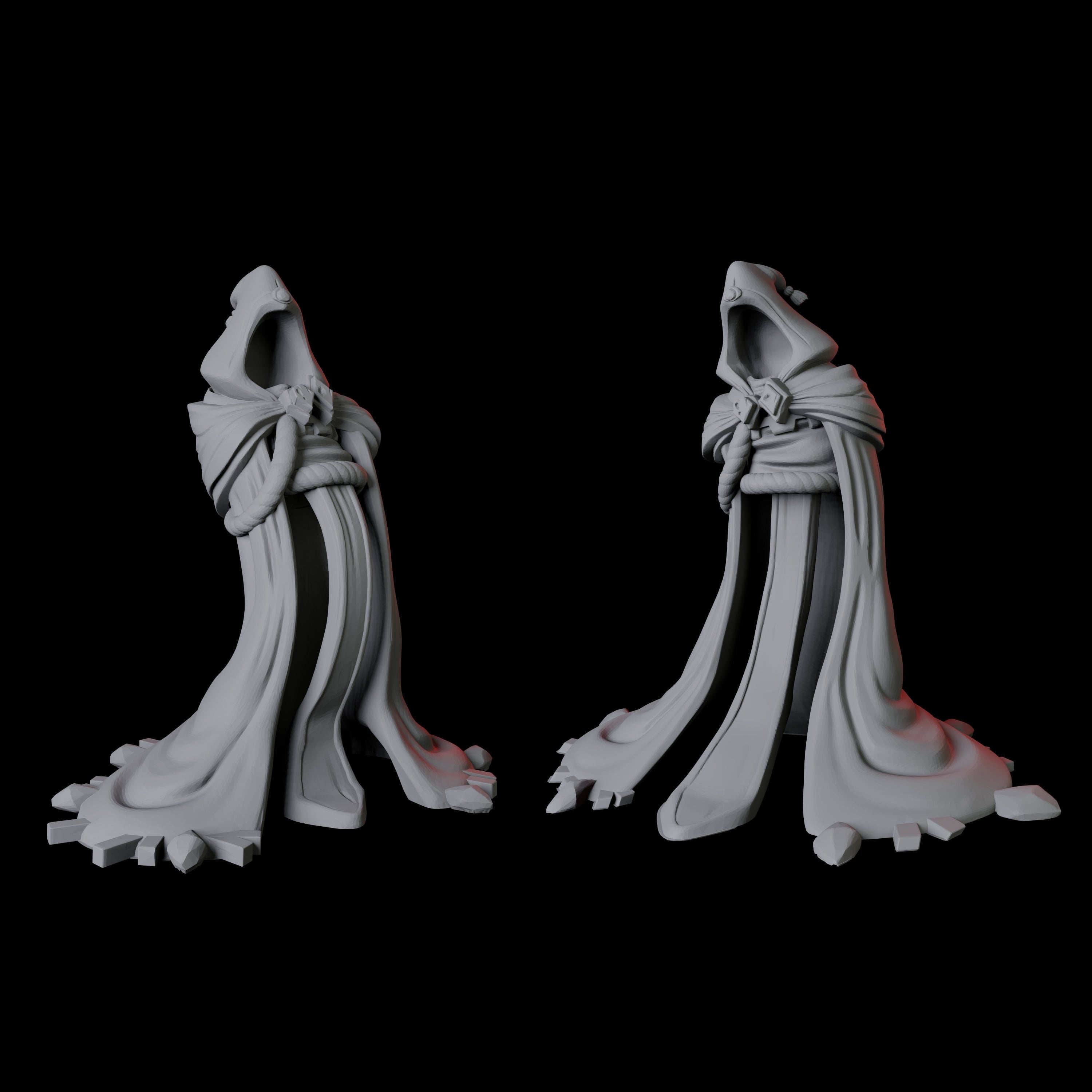 Two Animated Cloaks Miniature for Dungeons and Dragons