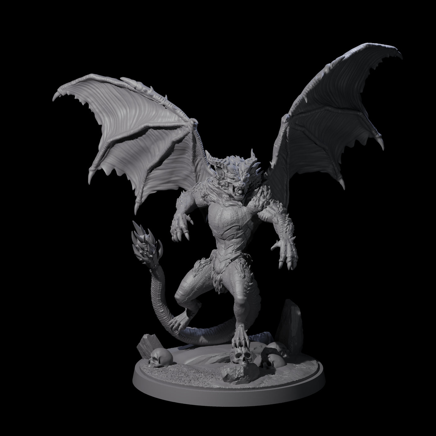 Two Athletic Manticores Miniature for Dungeons and Dragons, Pathfinder or other TTRPGs