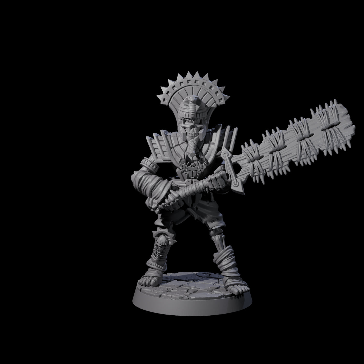Two Attacking Mummys Miniature for Dungeons and Dragons, Pathfinder or other TTRPGs