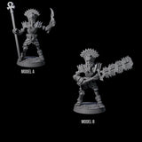 Two Attacking Mummys Miniature for Dungeons and Dragons, Pathfinder or other TTRPGs