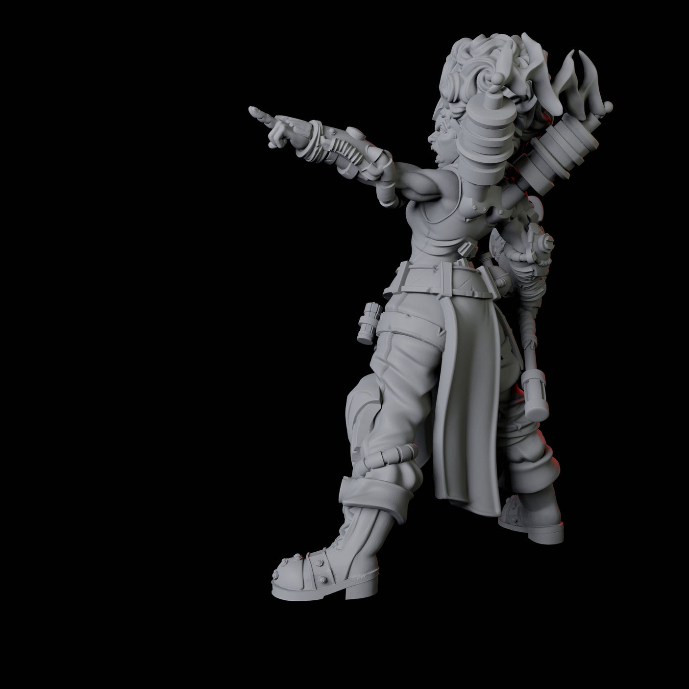 Two Augmented Artificers Miniature for Dungeons and Dragons, Pathfinder or other TTRPGs