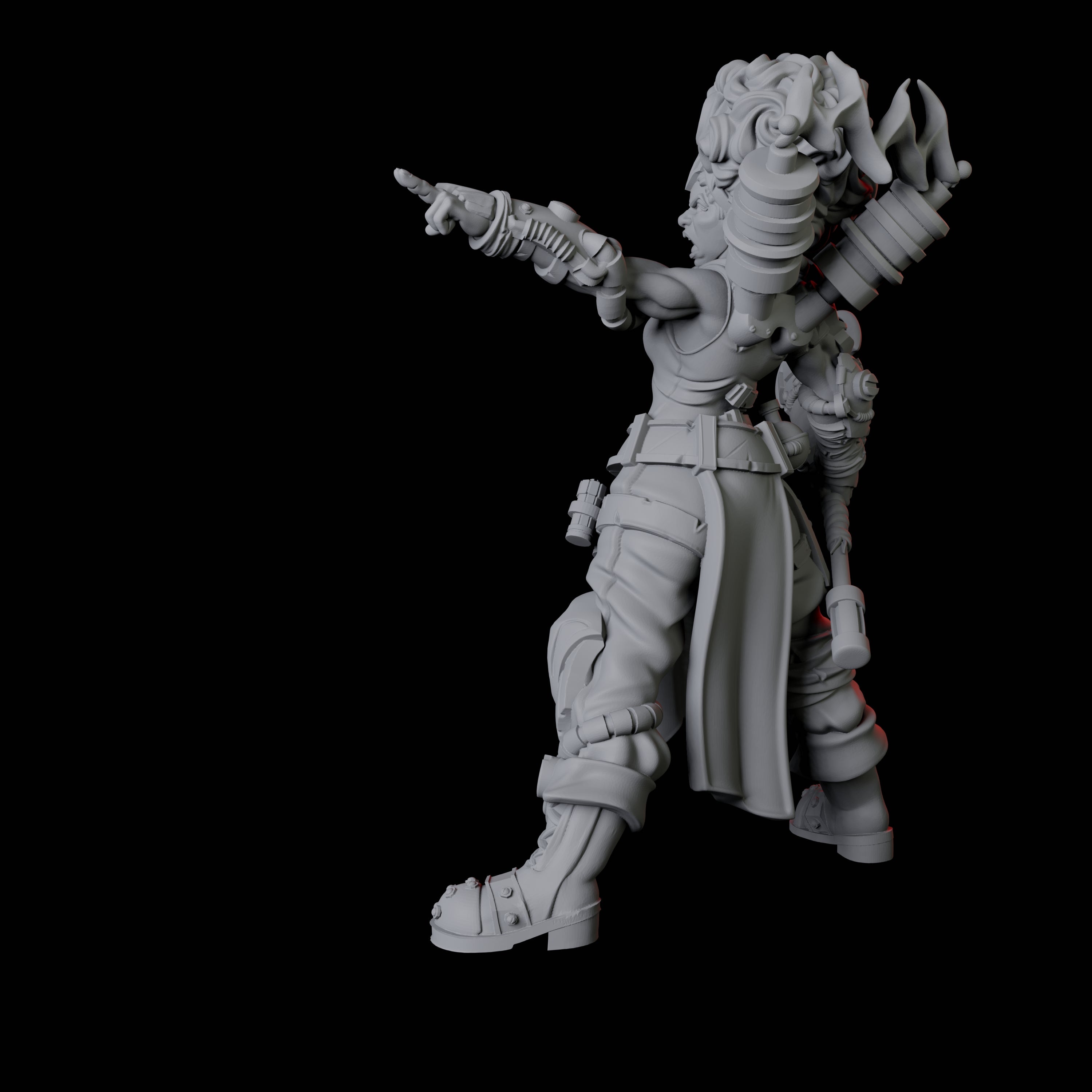 Two Augmented Artificers Miniature for Dungeons and Dragons