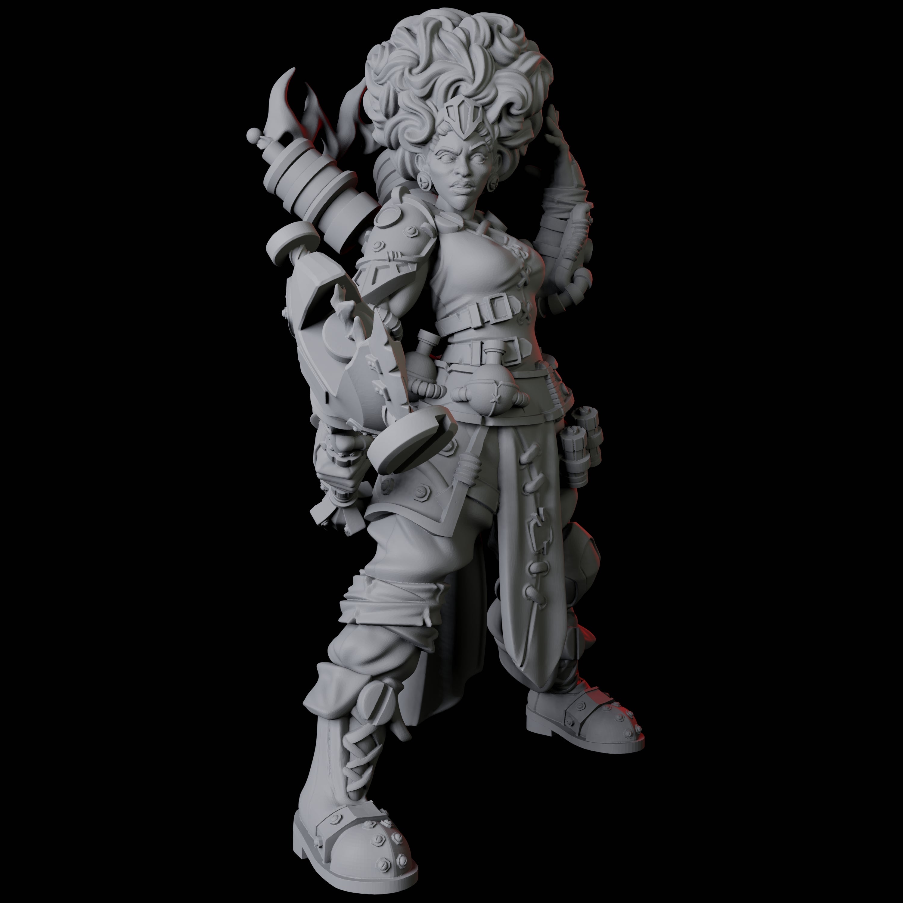 Two Augmented Artificers Miniature for Dungeons and Dragons