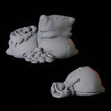 Two Bags of Coins Miniature for Dungeons and Dragons, Pathfinder or other TTRPGs