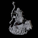 Two Battlemaiden Giantesses Miniature for Dungeons and Dragons, Pathfinder or other TTRPGs