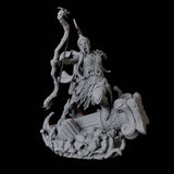 Two Battlemaiden Giantesses Miniature for Dungeons and Dragons, Pathfinder or other TTRPGs