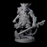 Two Big Chonky Bugbears Miniature for Dungeons and Dragons, Pathfinder or other TTRPGs