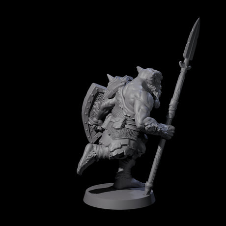 Two Big Chonky Bugbears Miniature for Dungeons and Dragons, Pathfinder or other TTRPGs
