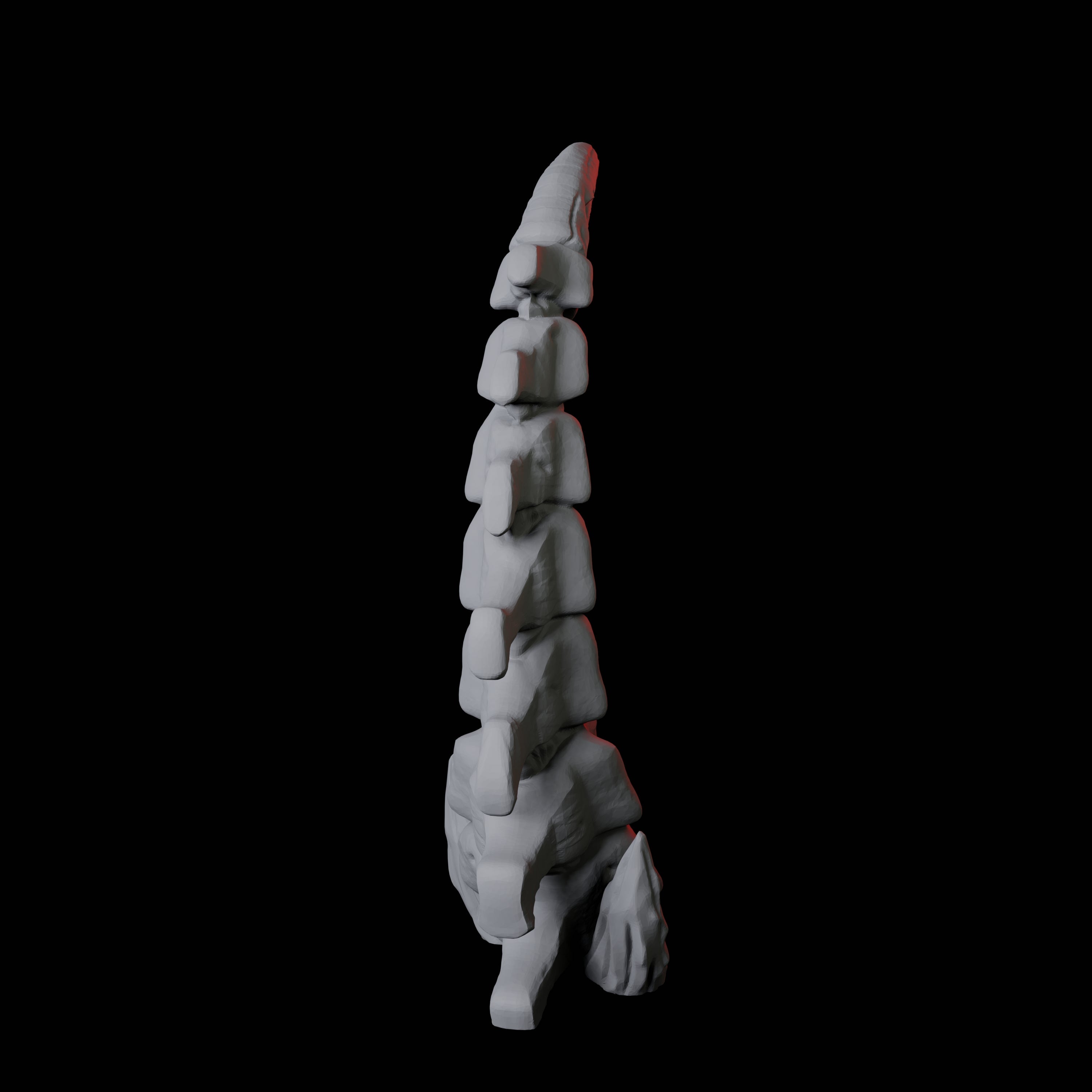 Two Bone Spires Miniature for Dungeons and Dragons, Pathfinder or other TTRPGs