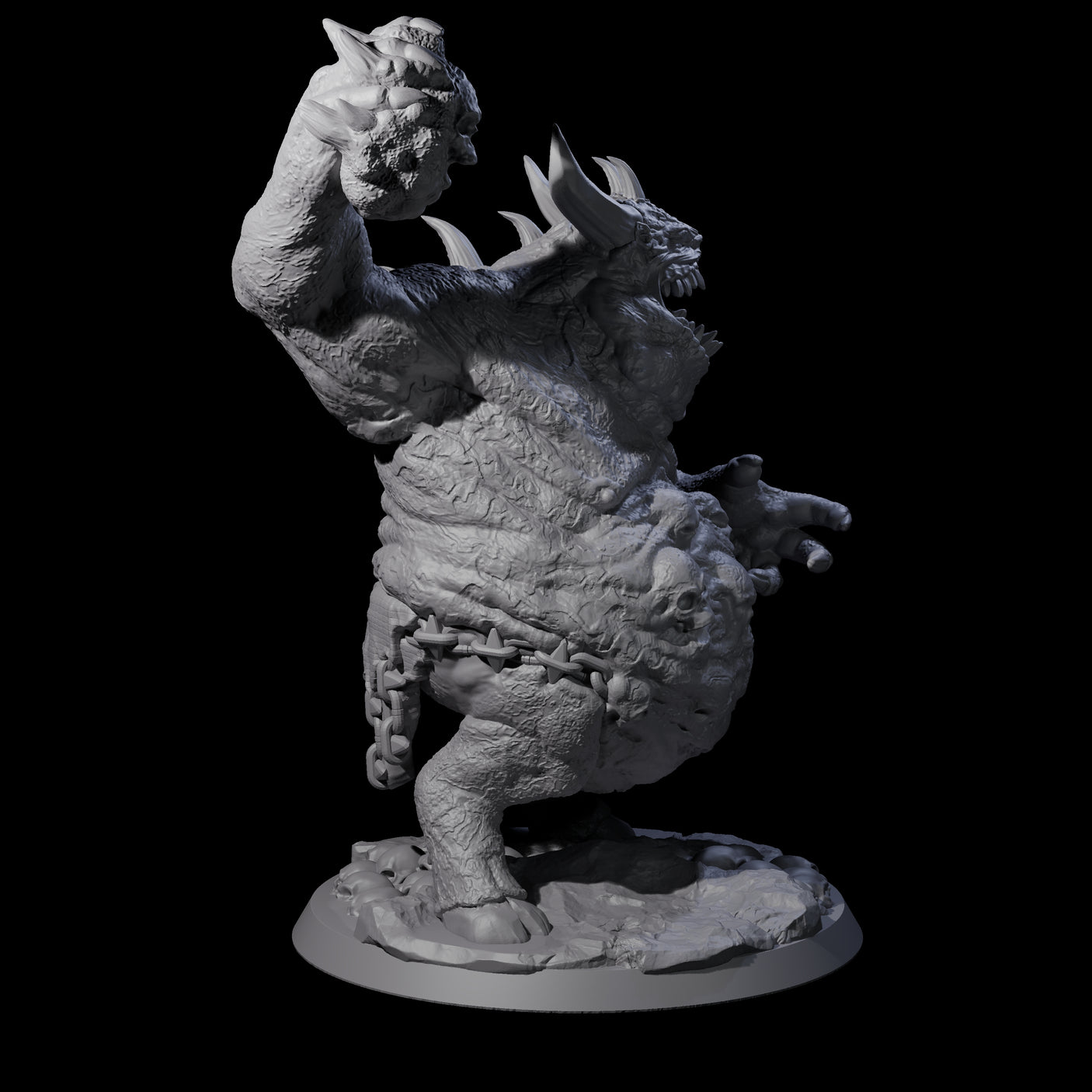 Two Bulbous Solamiths Miniature for Dungeons and Dragons, Pathfinder or other TTRPGs