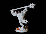 Two Bullywug Bullfrog Warriors Miniature for Dungeons and Dragons, Pathfinder or other TTRPGs
