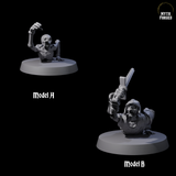 Two Crawling Skeletons Miniature for Dungeons and Dragons, Pathfinder or other TTRPGs